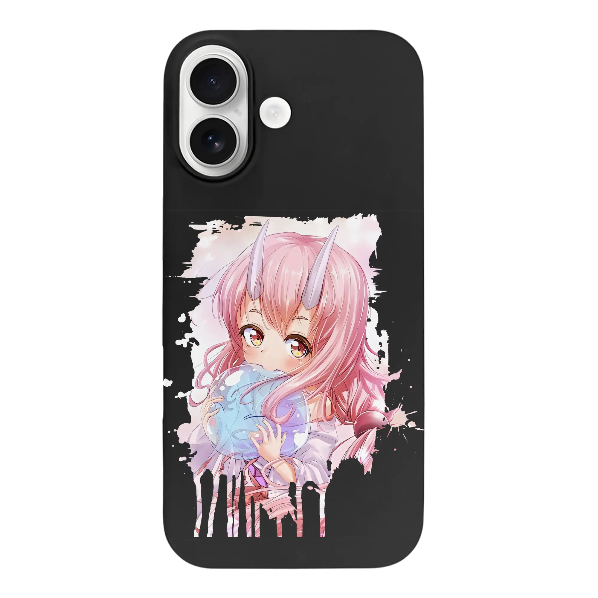 転生したらスライムだった件 グッズ,シュナ - iPhone 17 シリーズ シリコンケース 薄型 耐衝撃 指紋防止 ソフトタッチカバー 精密フィット 傷防止 保護ケース iPhone 17/17 Air/17 Pro/17 Pro Max 対応